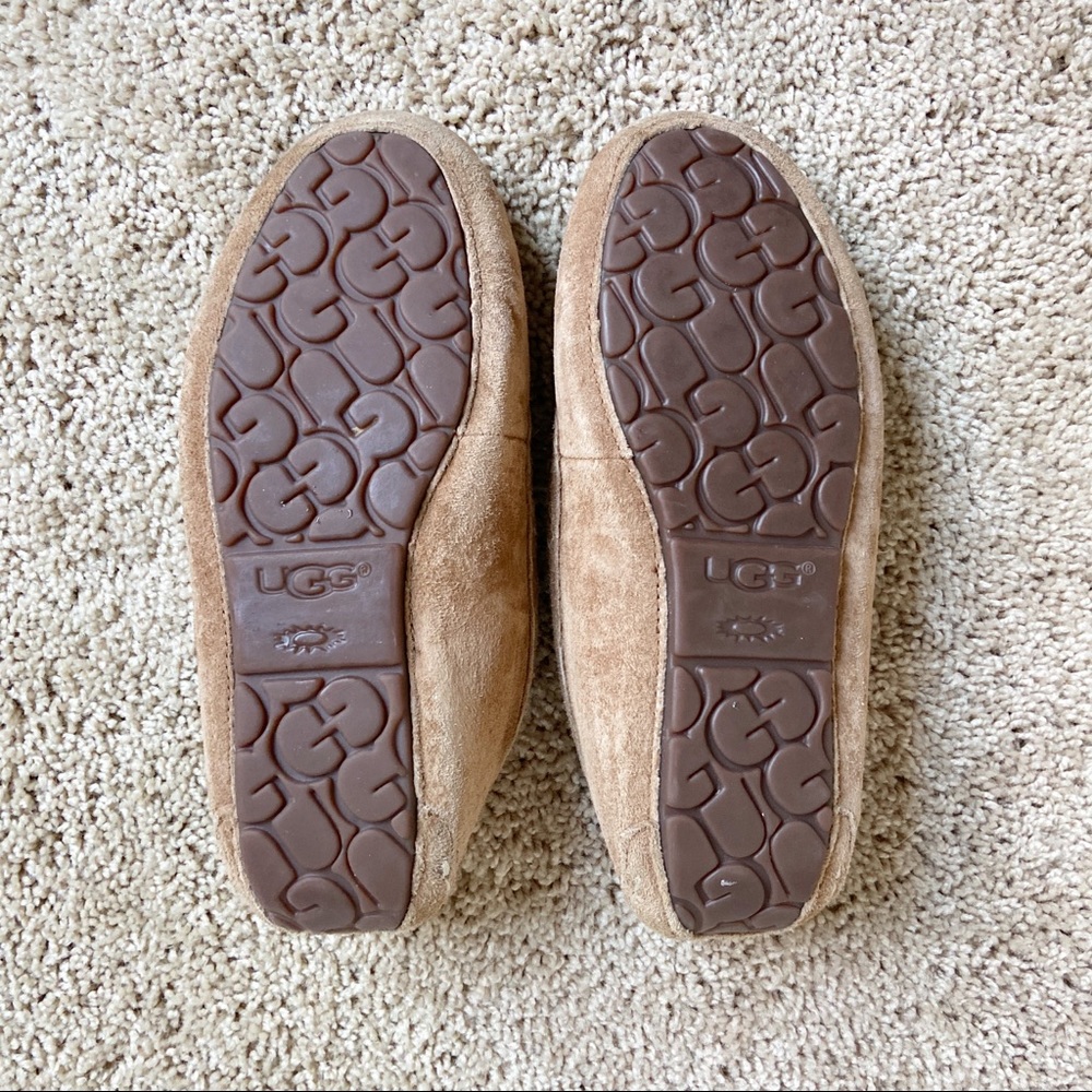 Ugg Ansley Moccasins Slippers Chestnut size 8 - Picture 3 of 4